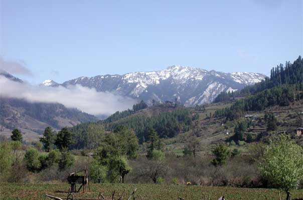 Oral tradition explains why the great master chose the location for his centre. Looking up from the valley towards Ogyen Choling, the panoramic view is that of the shape of an elephant's head. The elephant in Buddhist iconography is auspicious and it has many meanings; it is the vehicle of some Vajarayana Buddhist deities and because an elephant can live up to a hundred years it also symbolizes posterity.