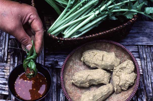 Choydam, Buckwheat flour mixed with water